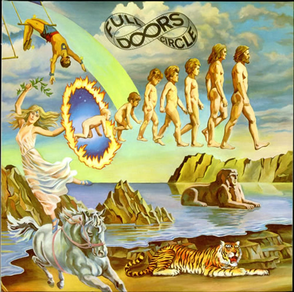 The Doors Full Circle - Red Label German vinyl LP album (LP record) ELK42116