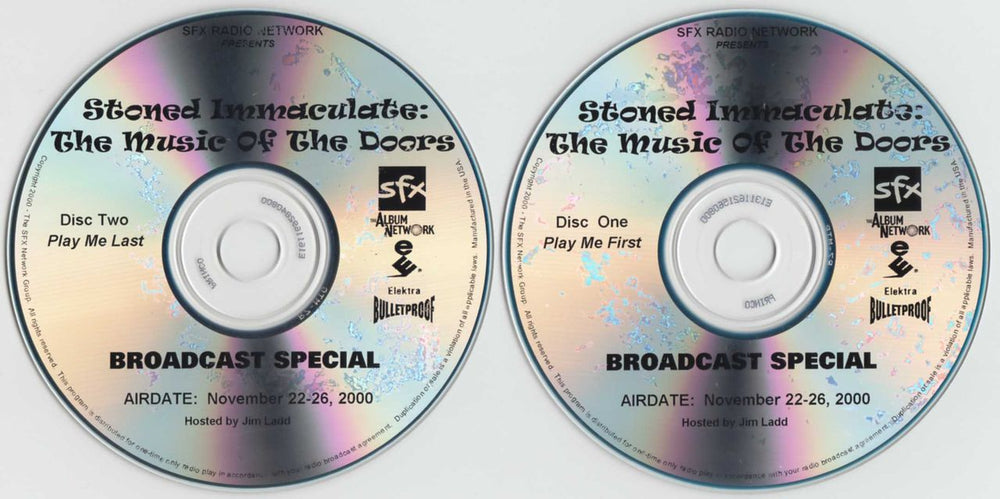 The Doors Stoned Immaculate - The Music Of the Doors US 2 CD album set (Double CD) NOVEMBER 22-26