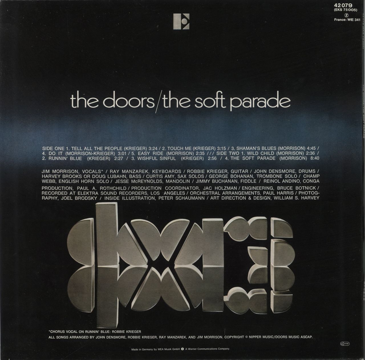 The Doors The Soft Parade - Butterfly Label German Vinyl LP — RareVinyl.com