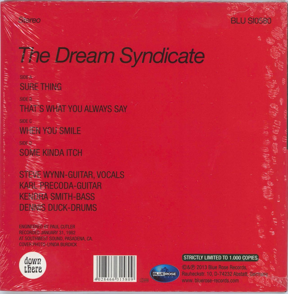 The Dream Syndicate The Dream Syndicate EP - RSD13 - Sealed German 7" vinyl single (7 inch record / 45) 4028466315809