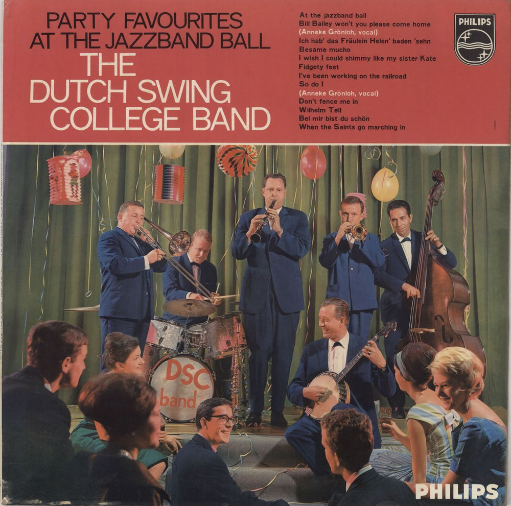 The Dutch Swing College Band Party Favourites At The Jazzband Ball UK vinyl LP album (LP record) BL7584