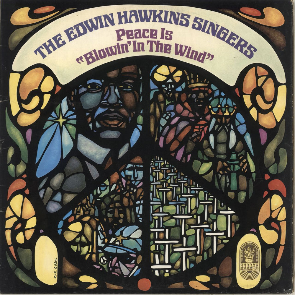 The Edwin Hawkins Singers Peace Is Blowin' In The Wind UK vinyl LP album (LP record) 2359002