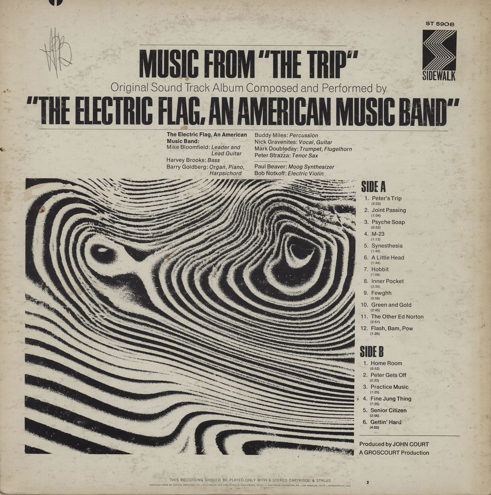 The Electric Flag The Trip US vinyl LP album (LP record)