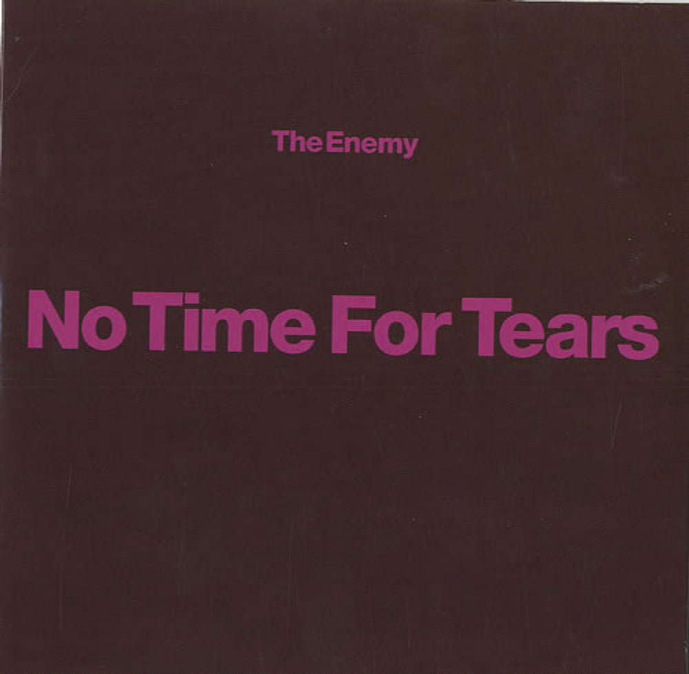 The Enemy No Time For Tears UK Promo CD single (CD5 / 5") PR017255