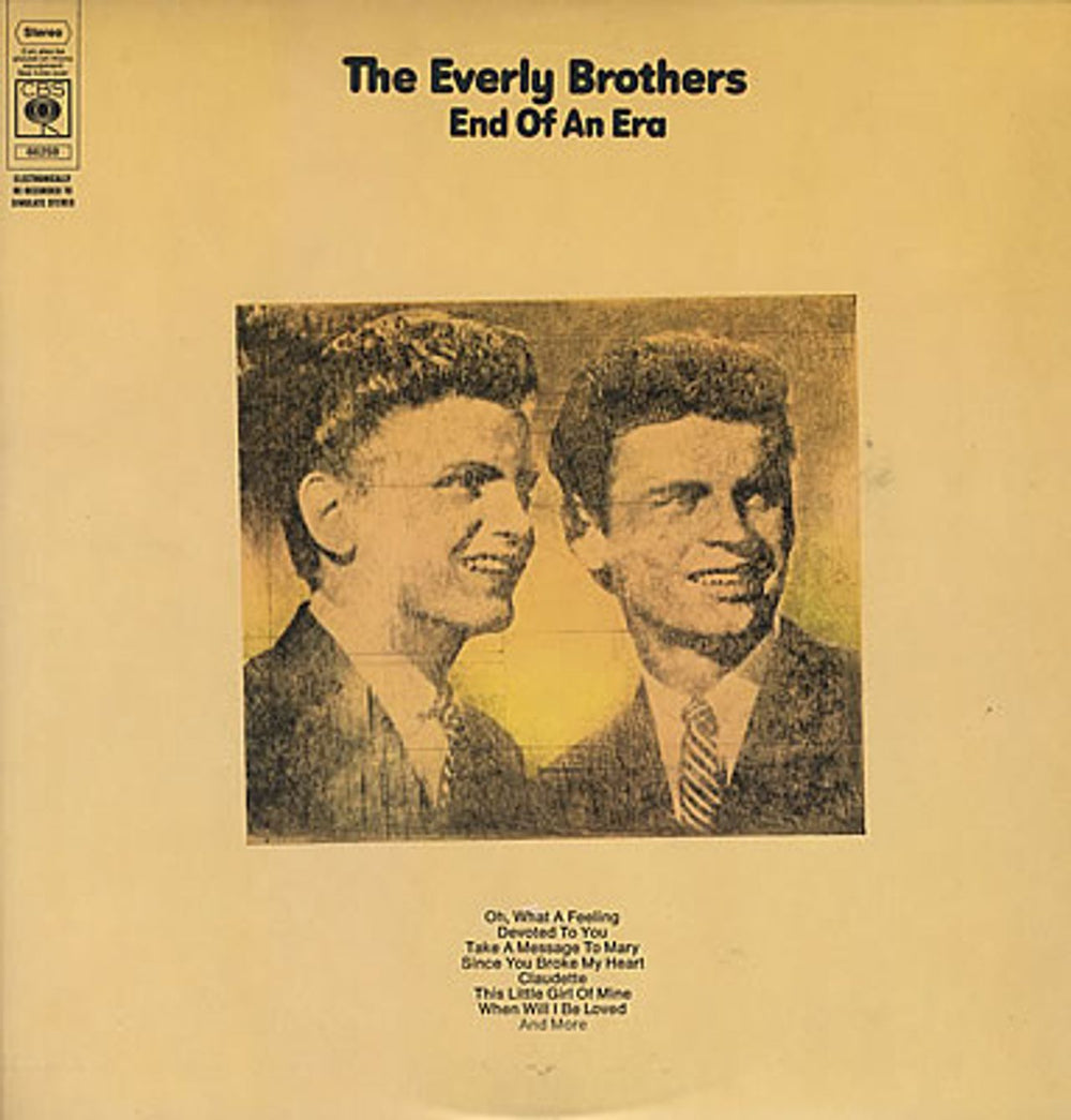 The Everly Brothers End Of An Era UK 2-LP vinyl record set (Double LP Album) 66259