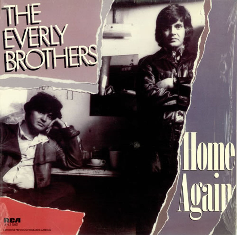 The Everly Brothers Home Again US vinyl LP album (LP record) AFL1-5401