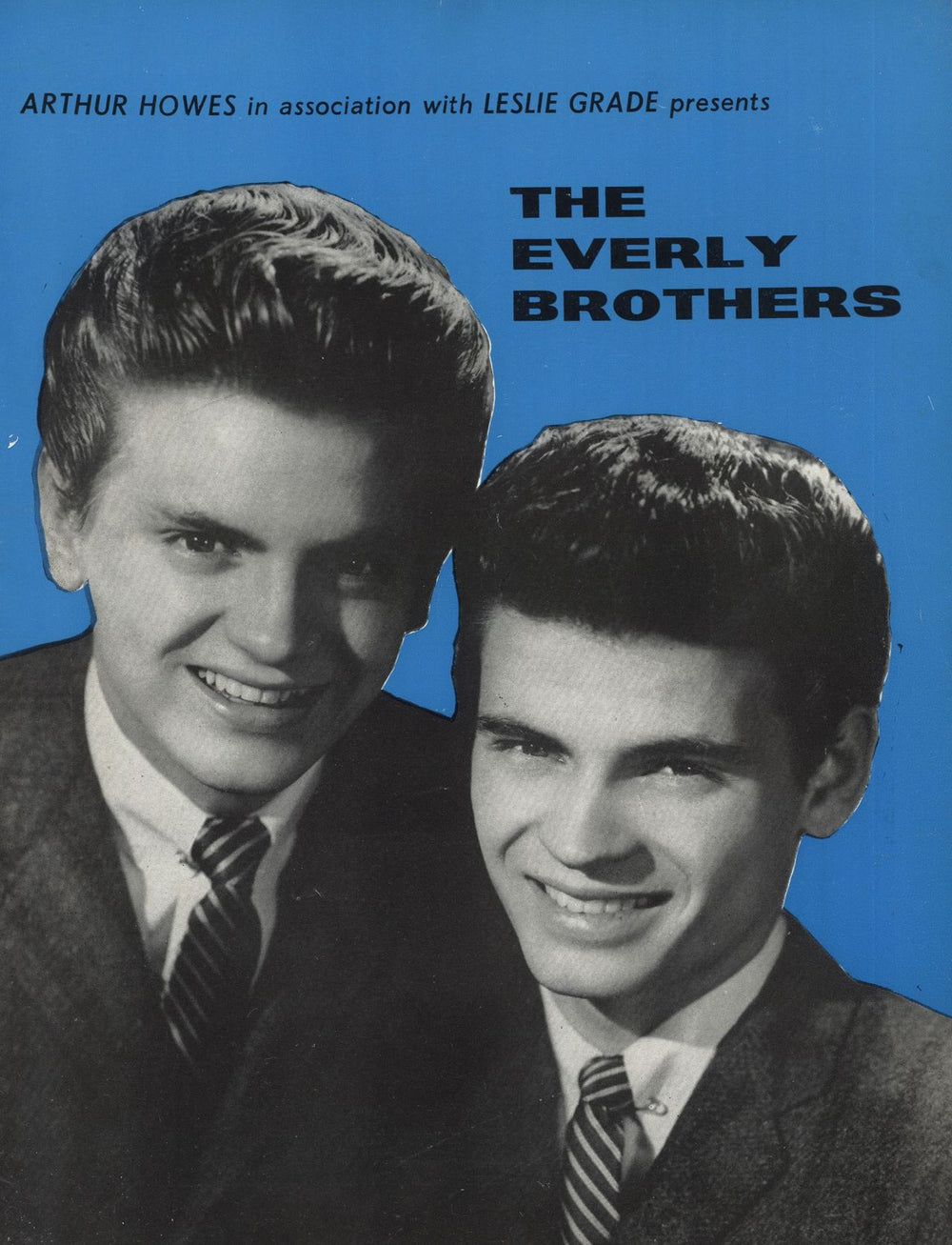 The Everly Brothers The Everly Brothers UK tour programme TOUR PROGRAMME