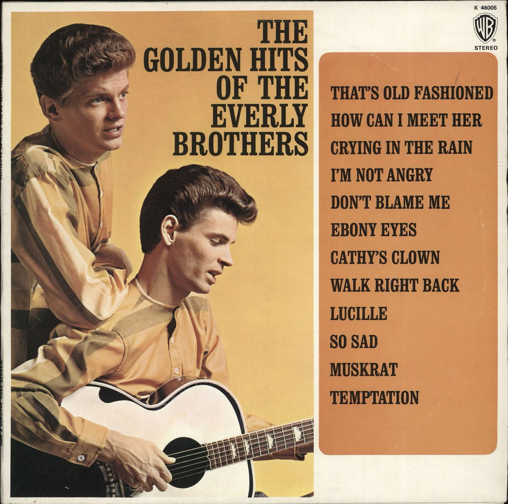 The Everly Brothers The Golden Hits Of The Everly Brothers UK vinyl LP album (LP record) K46005