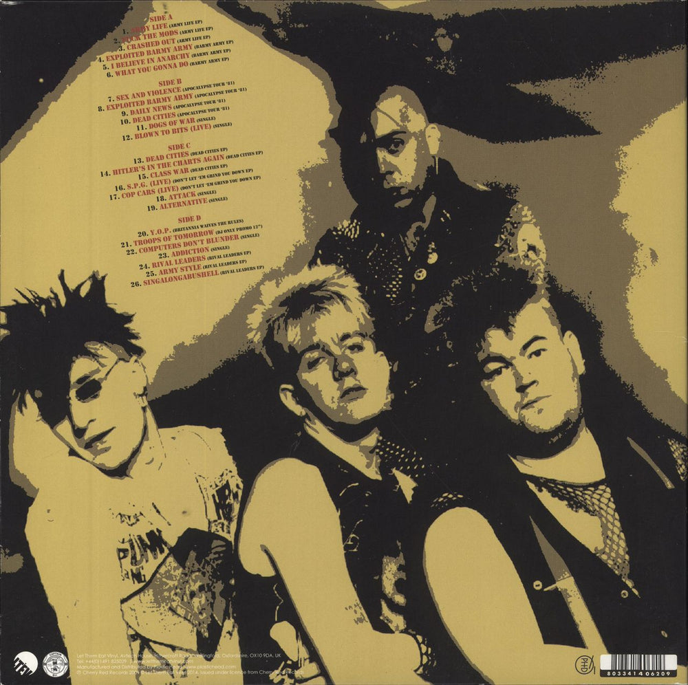 The Exploited Punk Singles & Rarities 1980-83 - Red & Yellow Vinyl UK —  RareVinyl.com