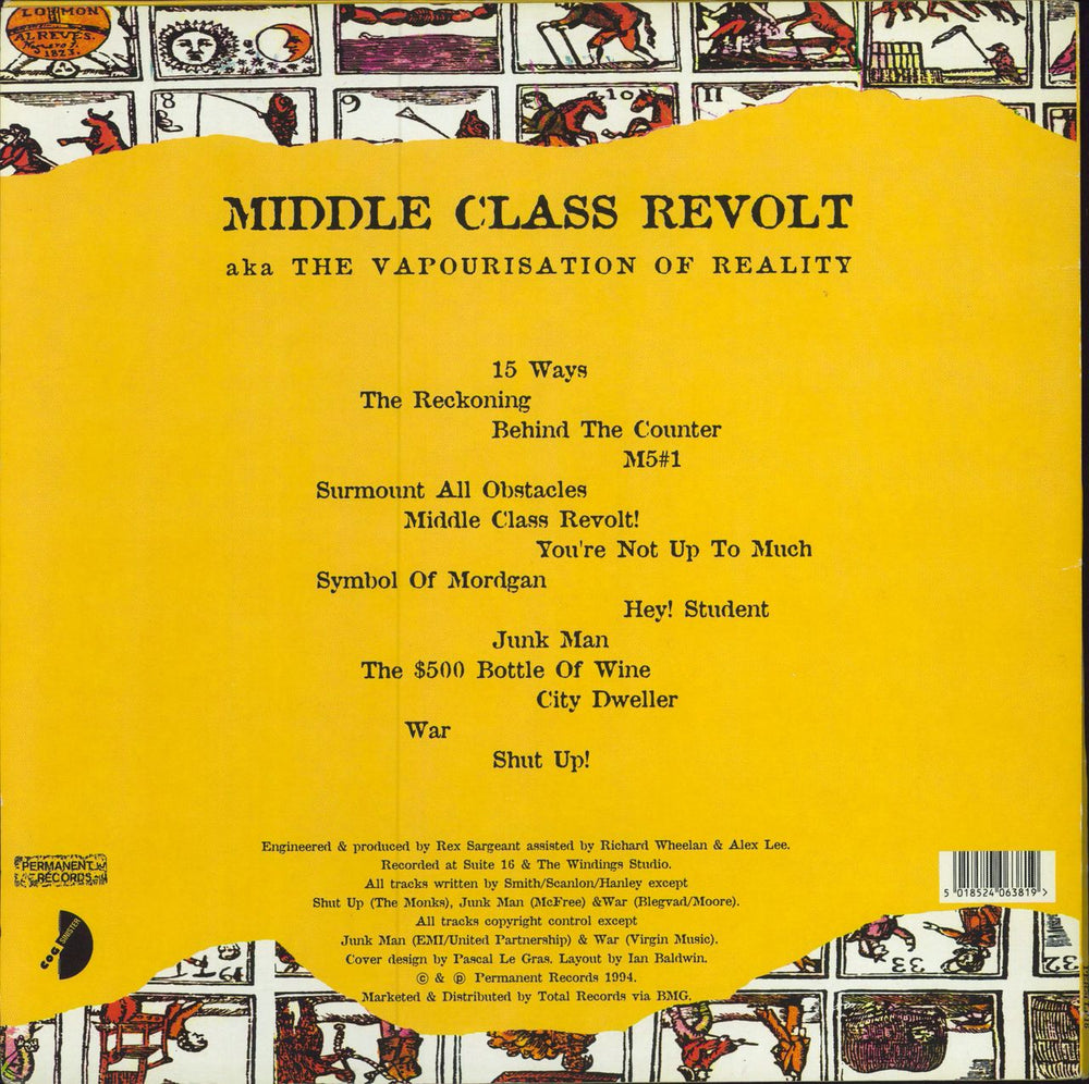 The Fall Middle Class Revolt UK vinyl LP album (LP record) 5018524063819