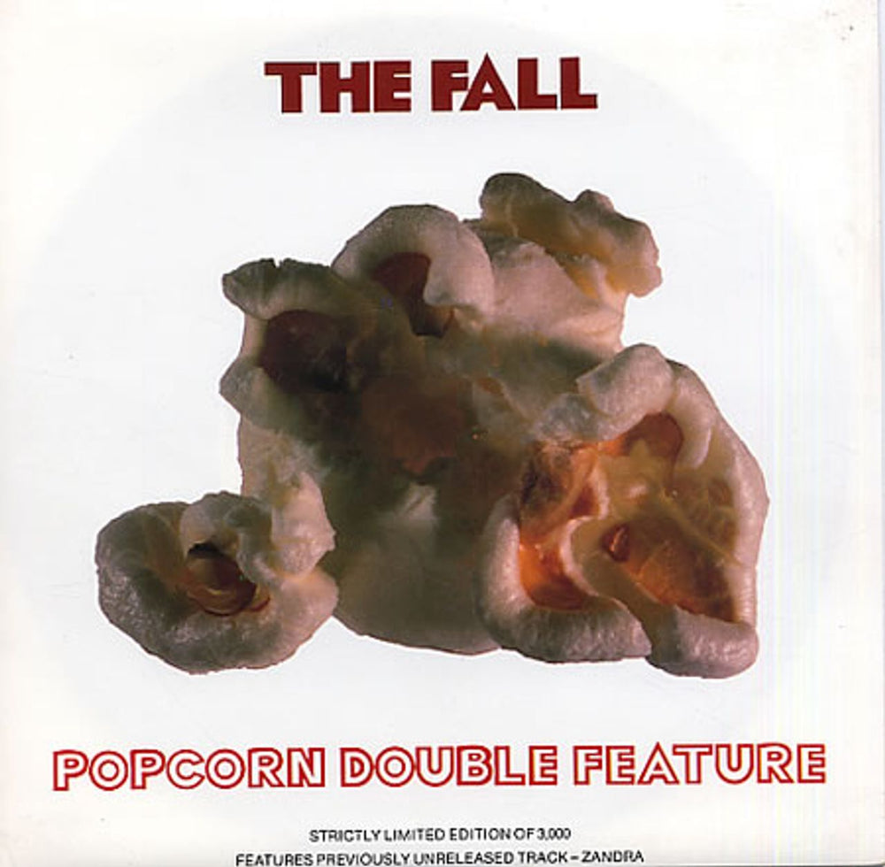 The Fall Popcorn Double Feature UK 7" vinyl single (7 inch record / 45) SINR5