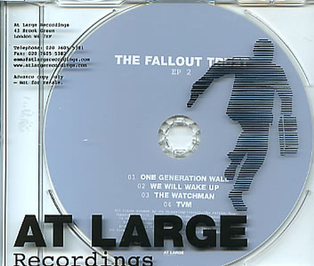 The Fallout Trust EP2 UK Promo CD single (CD5 / 5") FUGCDDJ004