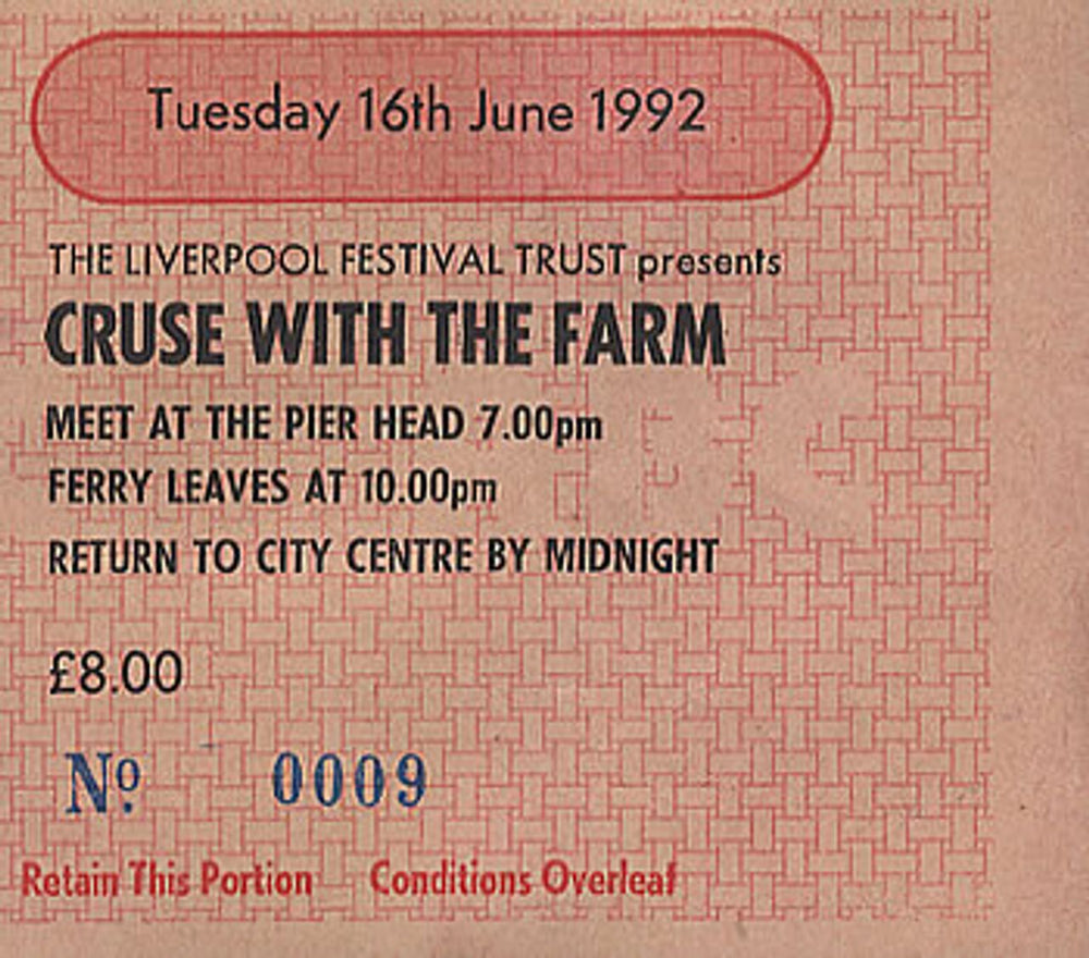 The Farm Set Of 2 Tickets UK concert ticket FARTISE386011