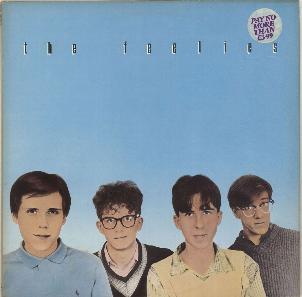 The Feelies Crazy Rhythms - Stickered sleeve UK vinyl LP album (LP record) SEEZ20