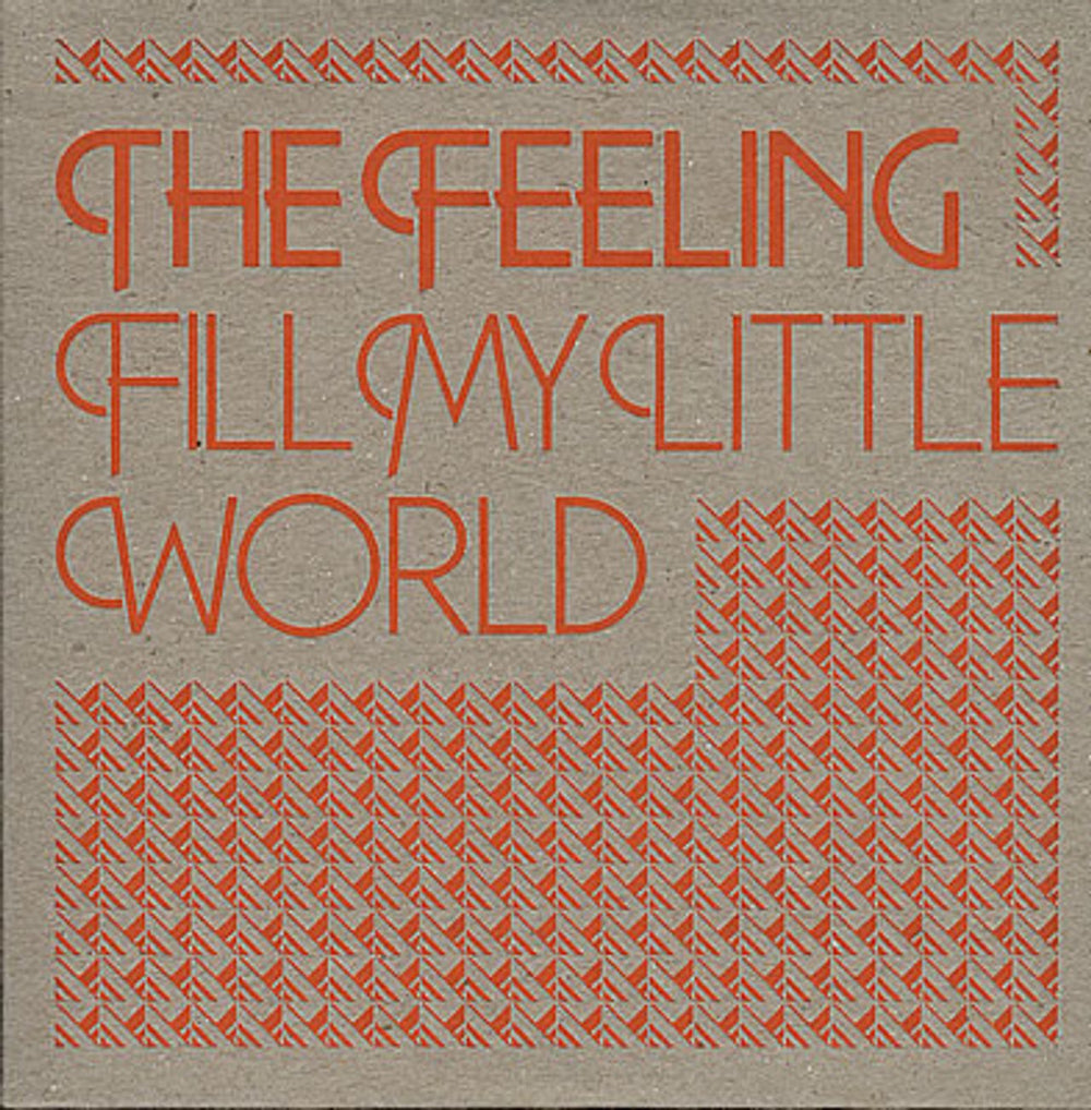 The Feeling Fill My Little World UK Promo CD single (CD5 / 5") FEELCD4