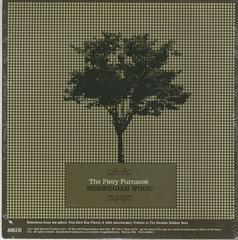 The Fiery Furnaces Norwegian Wood US 7" vinyl single (7 inch record / 45) 79301-80858-7