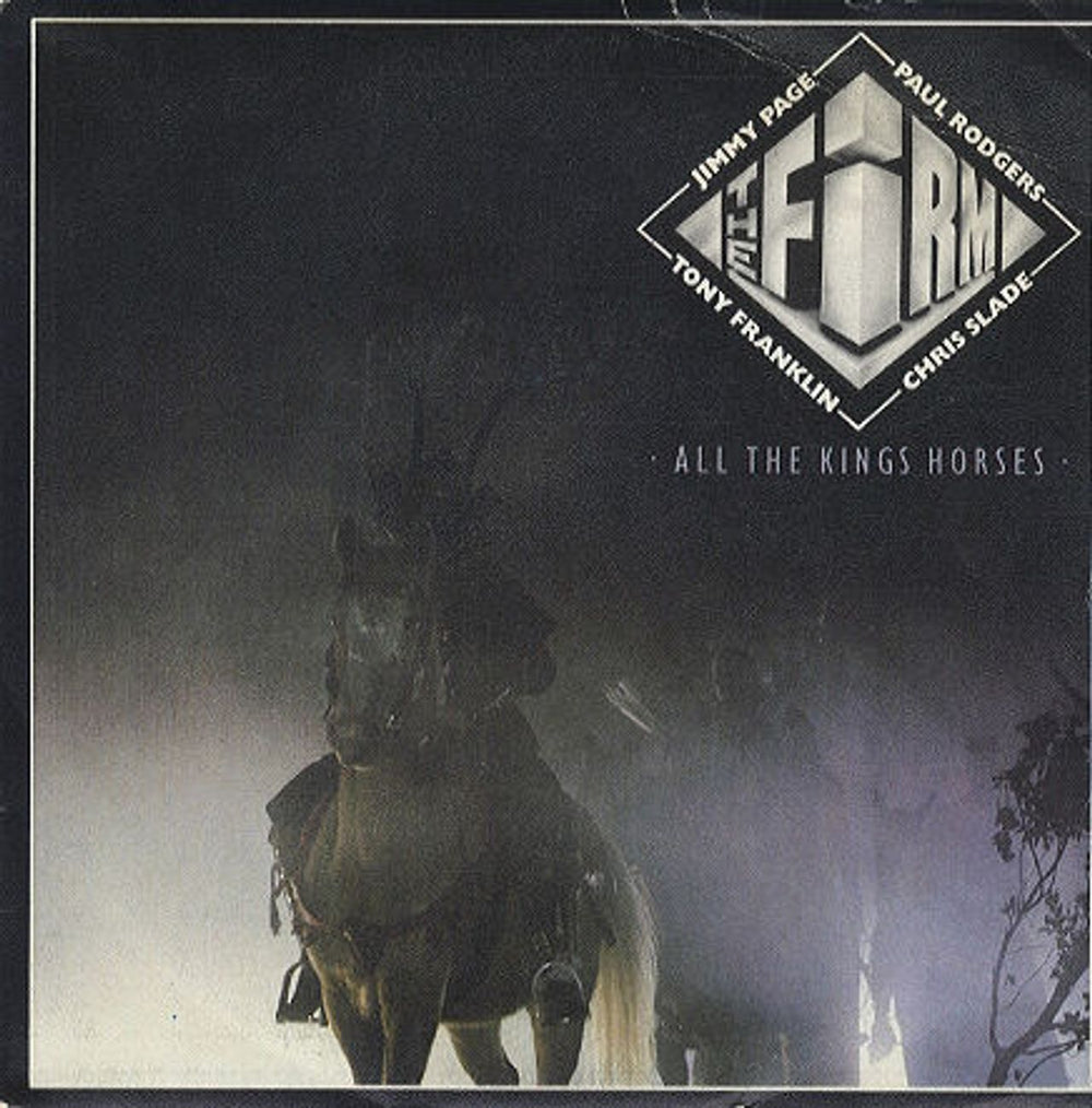 The Firm (Rock) All The Kings Horses Spanish Promo 7" vinyl single (7 inch record / 45) 789458-7
