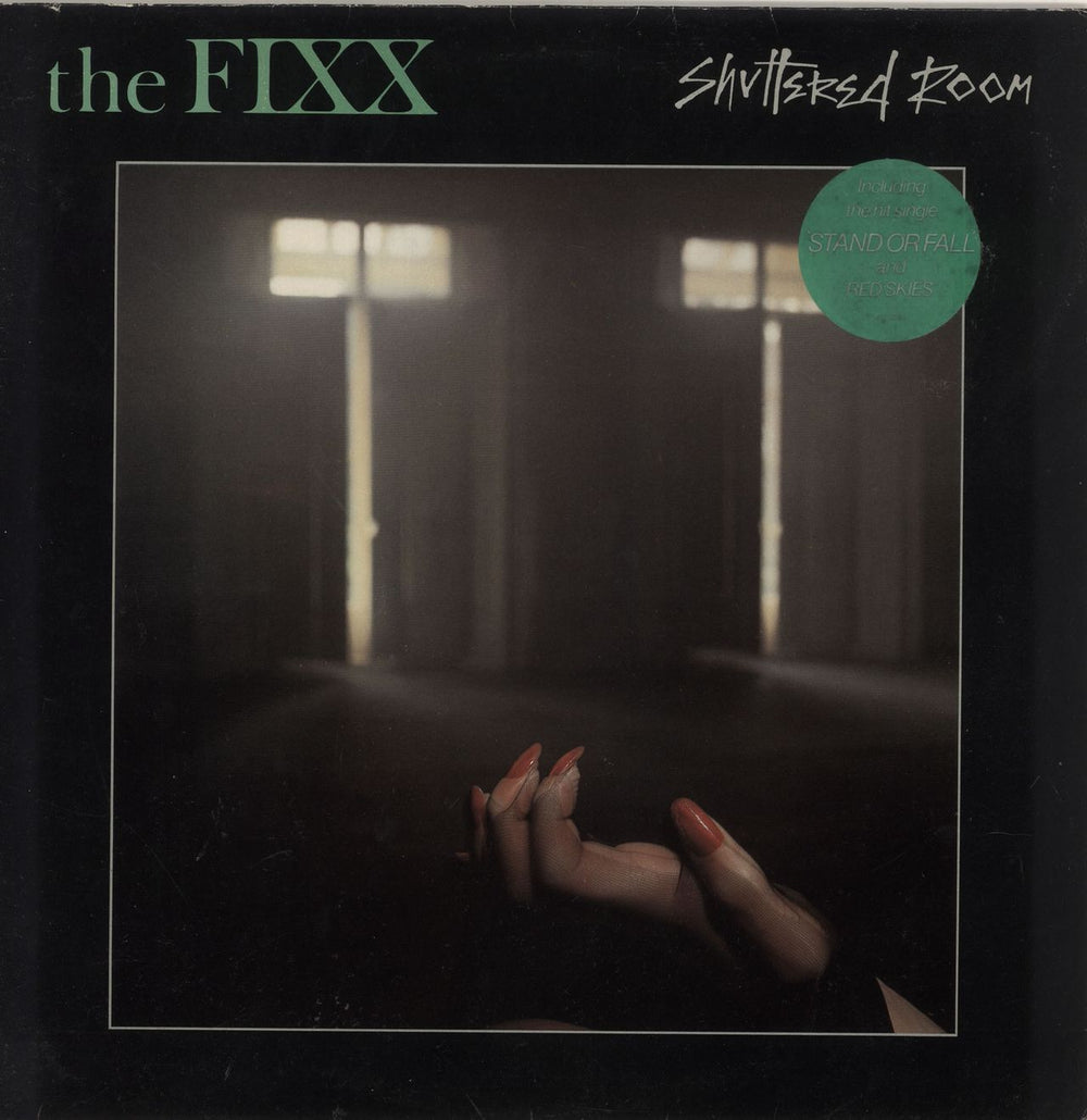 The Fixx Shuttered Room - Stickered Sleeve UK vinyl LP album (LP record) FX1001