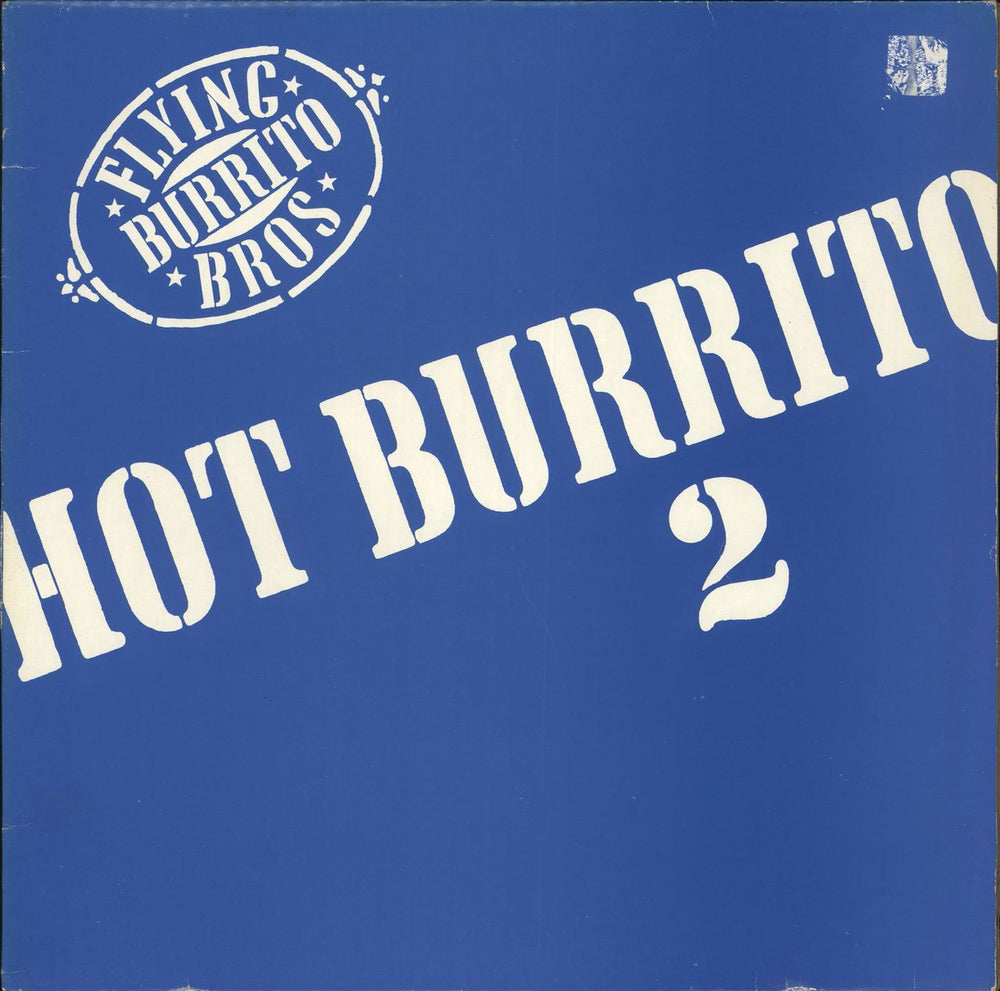 The Flying Burrito Brothers Hot Burrito 2 Dutch vinyl LP album (LP record) 89037XAT