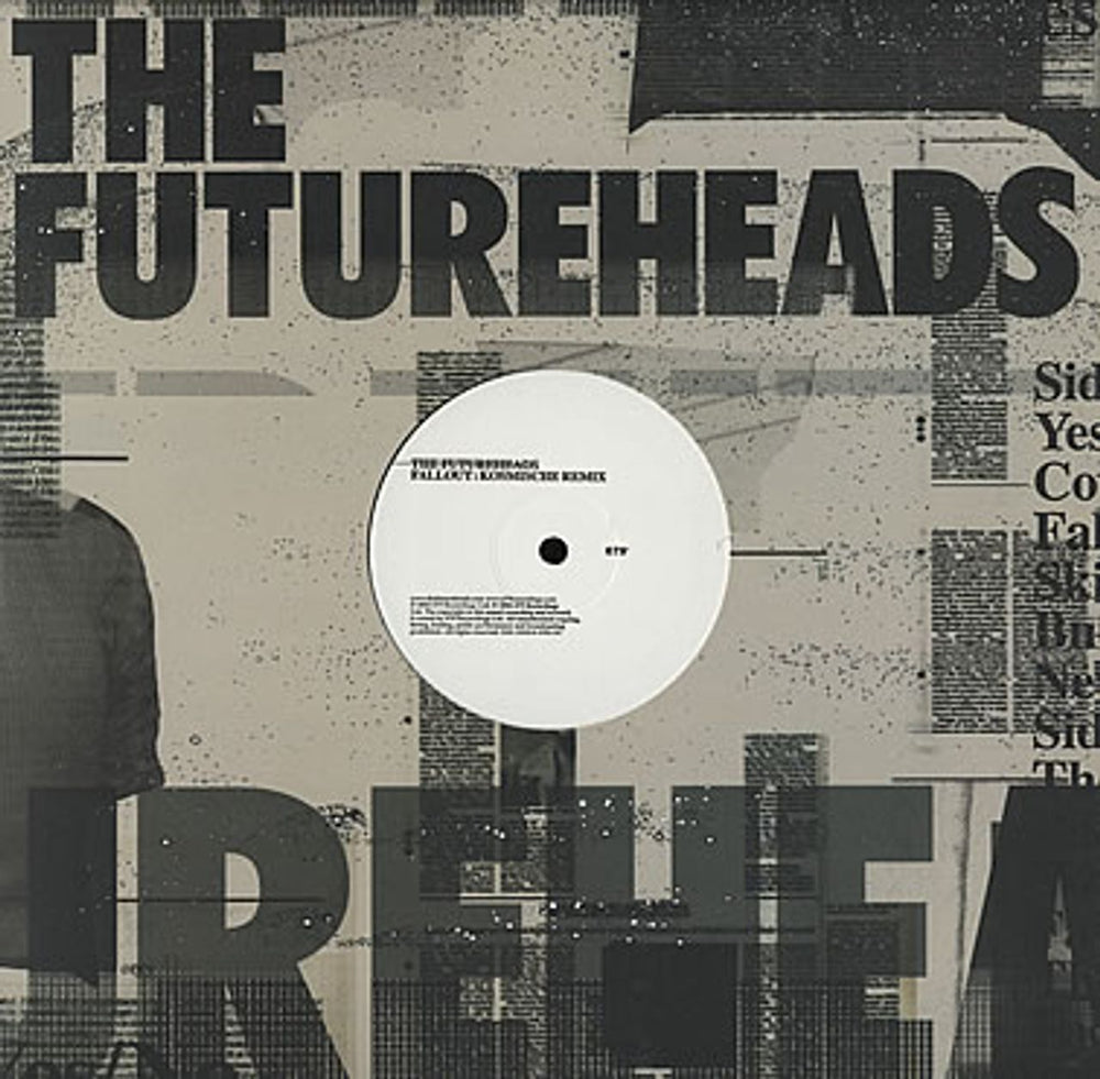 The Futureheads Fallout / Skip To The End UK 12" vinyl single (12 inch record / Maxi-single) 679L136T