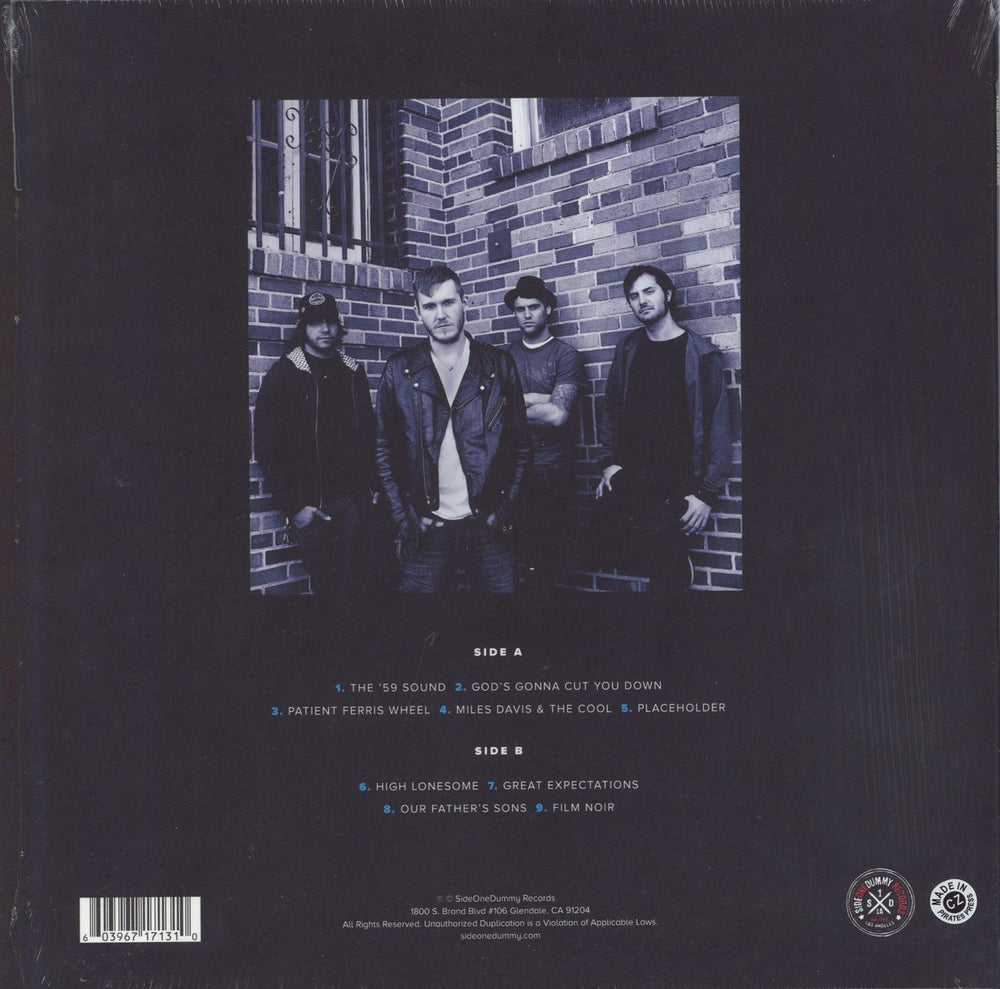 The Gaslight Anthem The '59 Sound Sessions - 180gm Vinyl + Shrink UK vinyl LP album (LP record) 603967171310