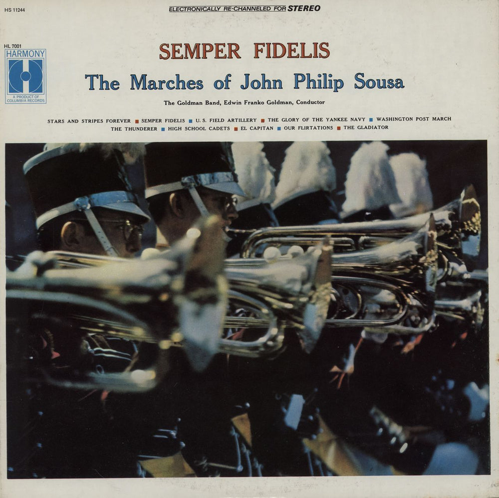 The Goldman Band Semper Fidelis: The Marches Of John Philip Sousa US vinyl LP album (LP record) HS11244