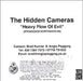 The Hidden Cameras Heavy Flow Of Evil UK Promo CD-R acetate CDR ACETATE