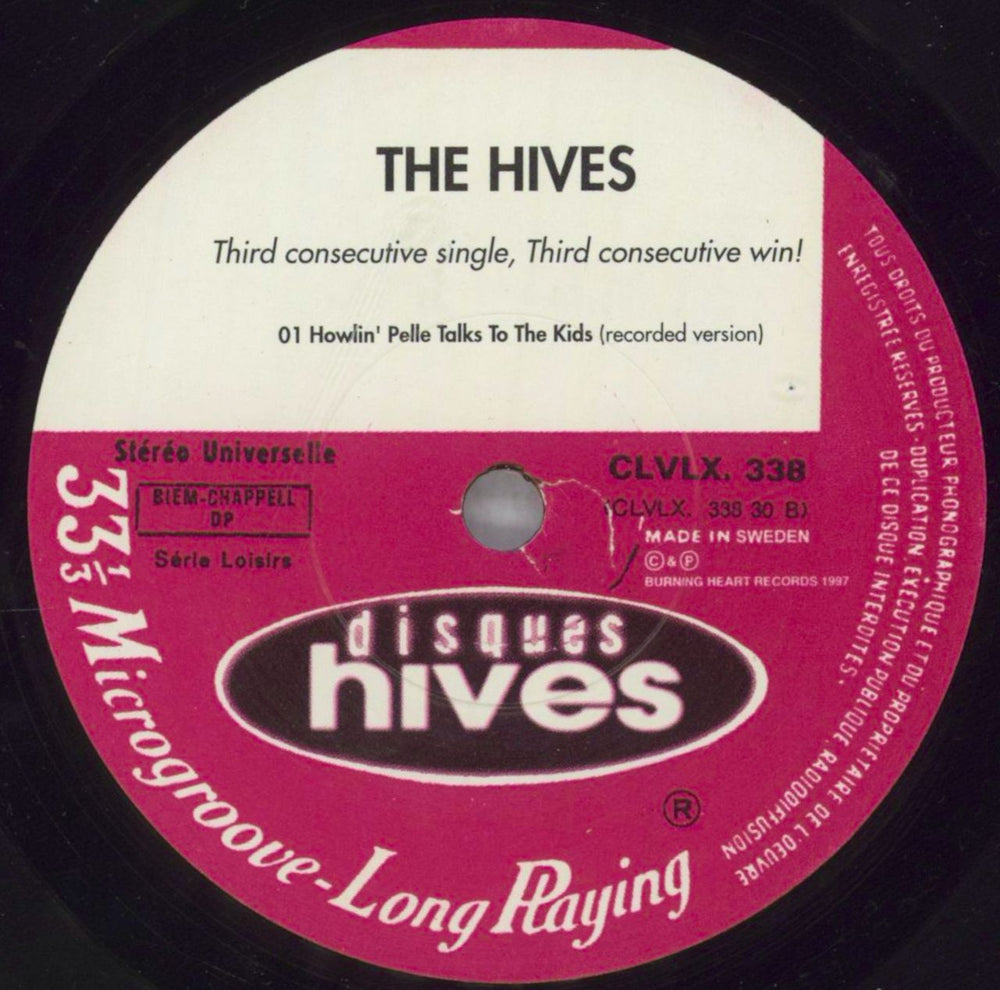 The Hives Main Offender UK 7" vinyl single (7 inch record / 45) HVE07MA828826