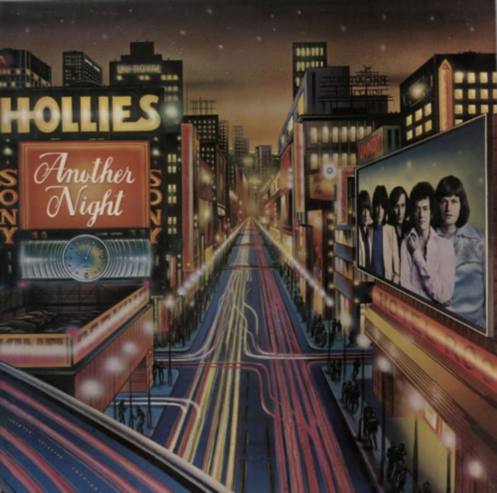 The Hollies Another Night UK vinyl LP album (LP record) 2442128