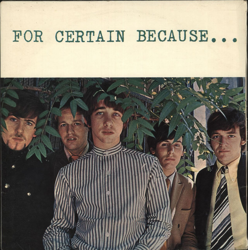 The Hollies For Certain Because... - VG UK vinyl LP album (LP record)