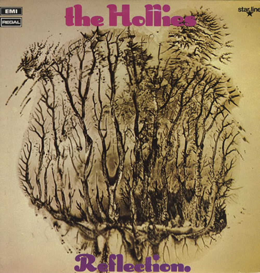 The Hollies Reflection UK vinyl LP album (LP record) SRS5008