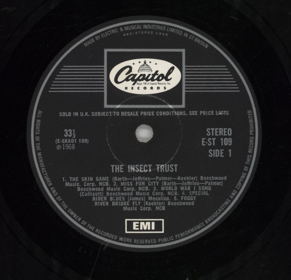 The Insect Trust The Insect Trust - 1st - EX UK vinyl LP album (LP record)