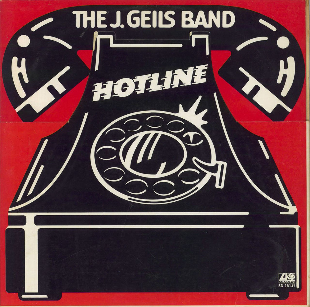 The J. Geils Band Hotline UK vinyl LP album (LP record) K50175