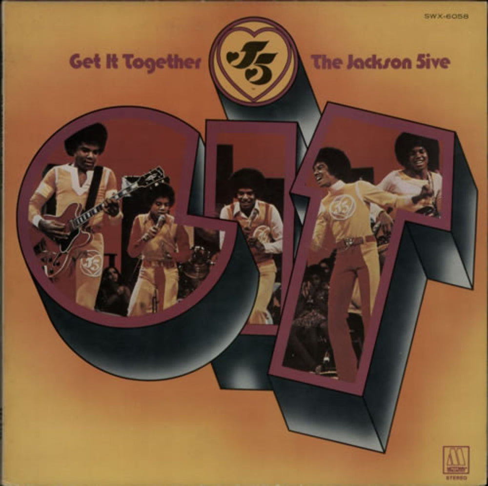 The Jackson Five Get It Together Japanese Promo vinyl LP album (LP record) SWX-6058