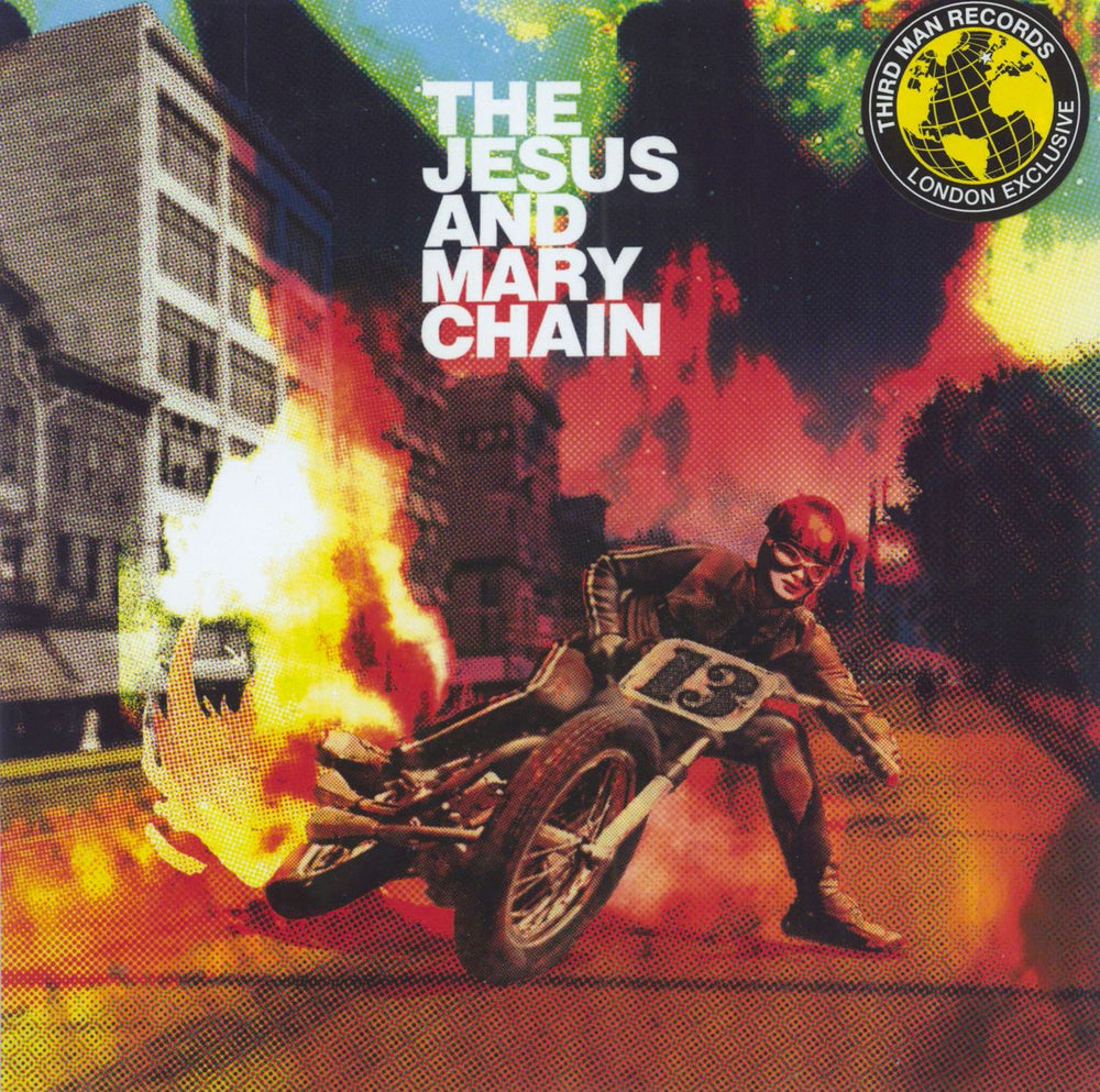 The Jesus & Mary Chain Live At The Fox Theatre In Detroit - Yellow Vinyl UK 7" vinyl single (7 inch record / 45) TMR-731