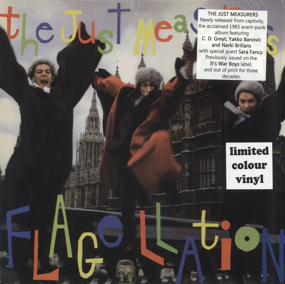 The Just Measurers Flagellation - Orange Vinyl + Shrink US vinyl LP album (LP record) ER73