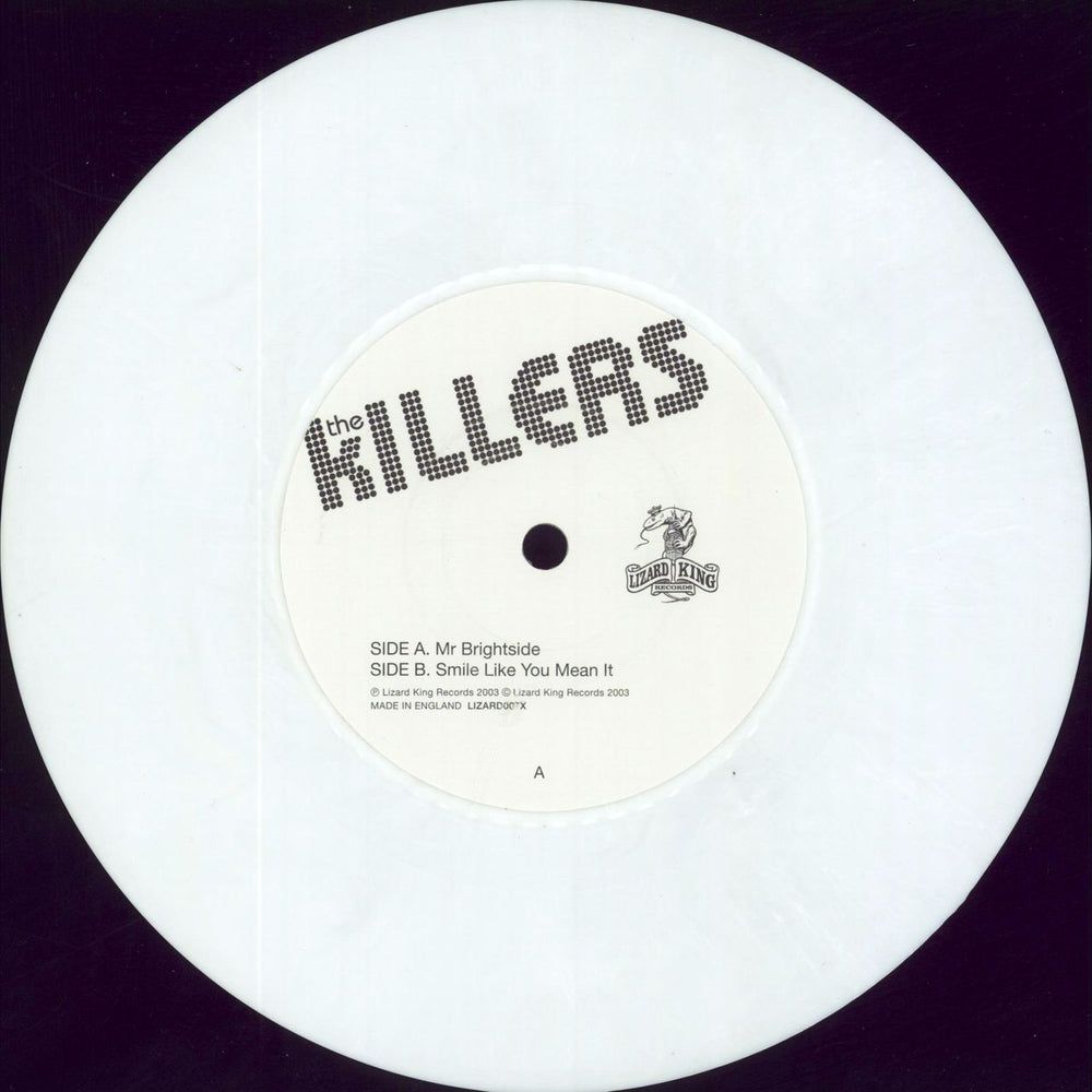 The Killers Mr. Brightside - 1st - White Vinyl UK 7