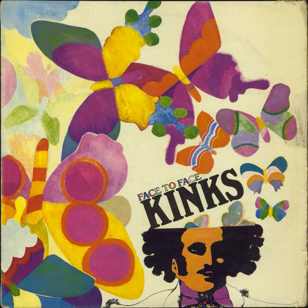 The Kinks Face To Face - 1st - Stereo - G/EX UK vinyl LP album (LP record) NSPL18149