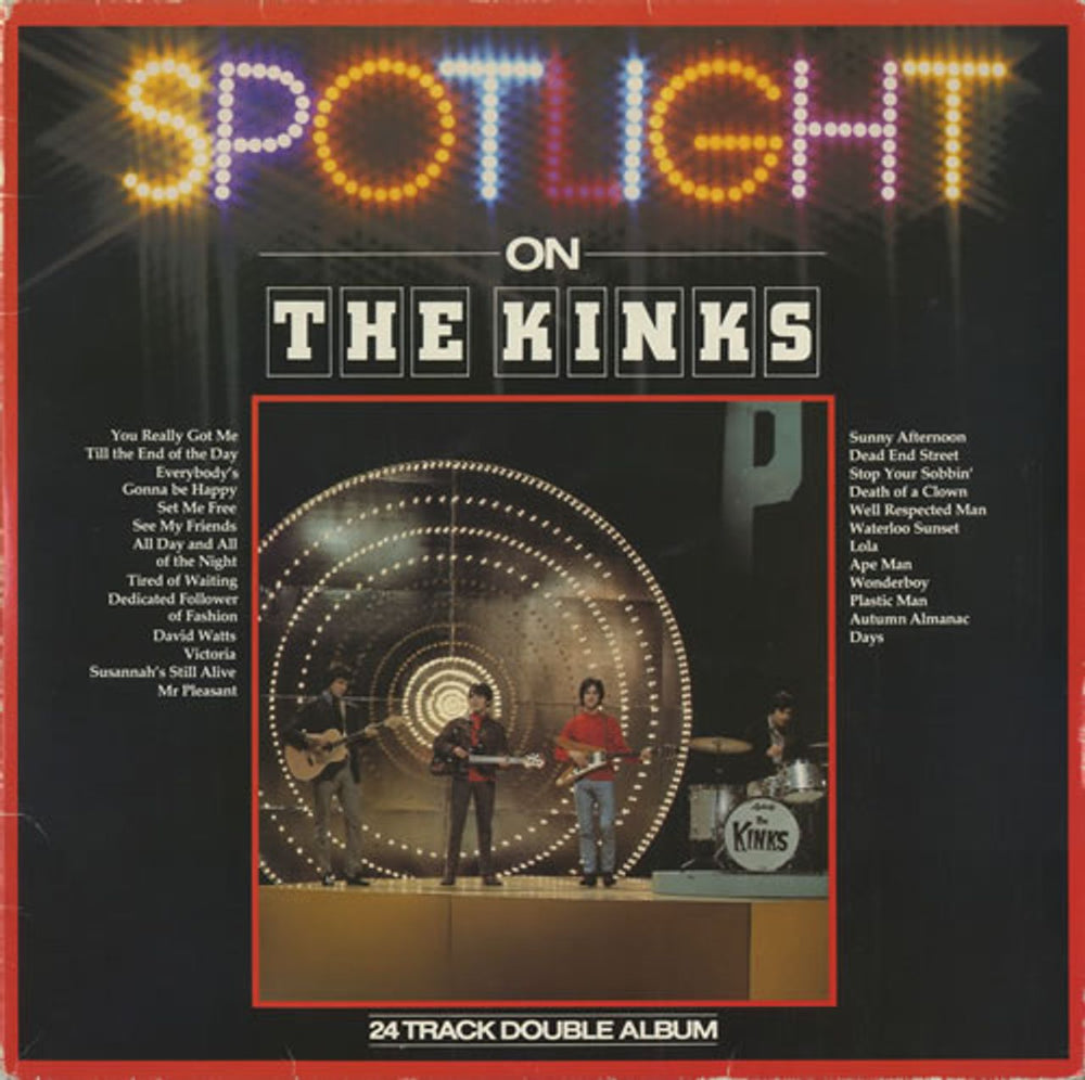 The Kinks Spotlight On The Kinks UK 2-LP vinyl record set (Double LP Album) SPOT1009