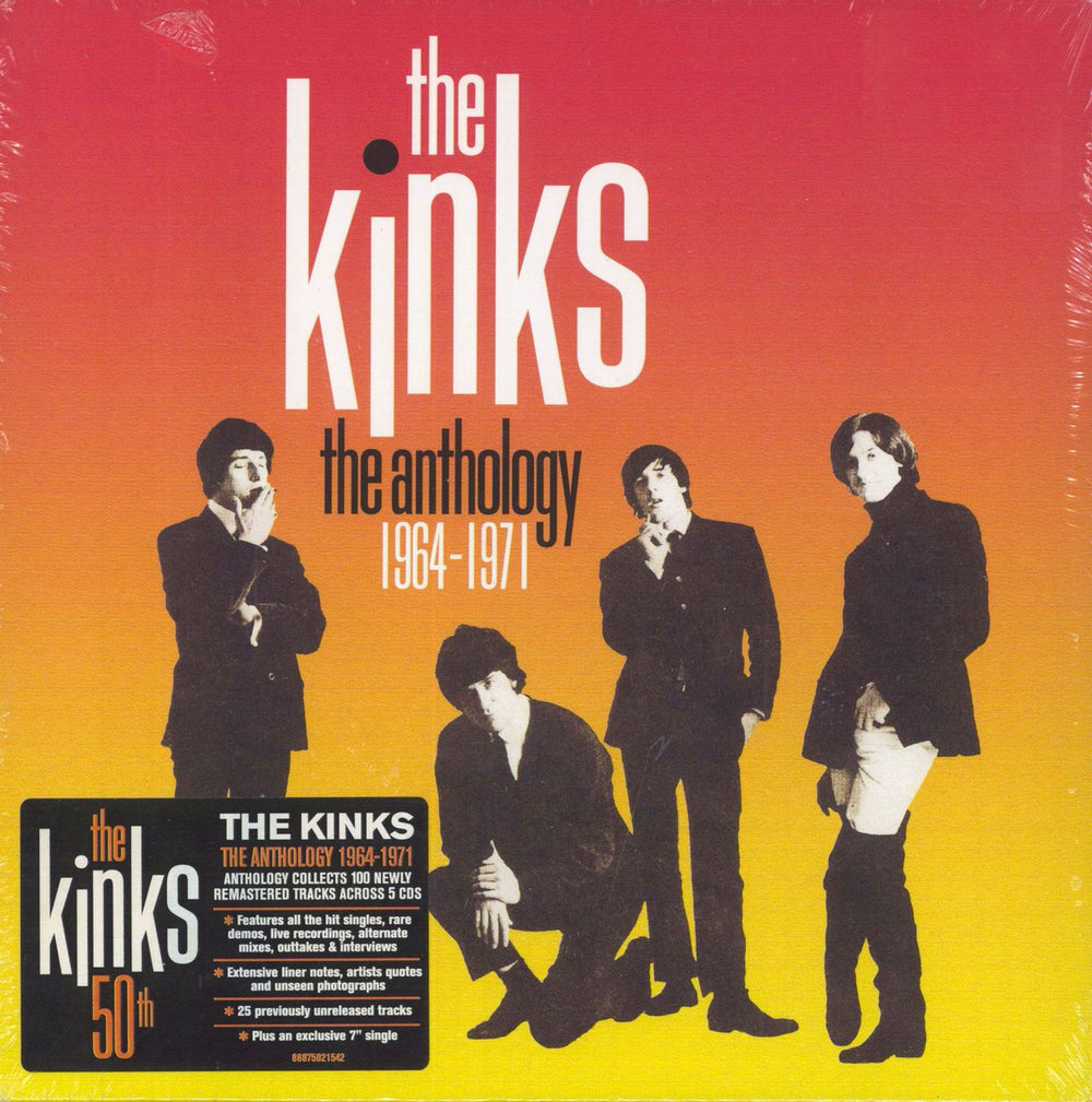 The Kinks The Anthology 1964-1971 - Sealed UK CD Album Box Set 88875021542