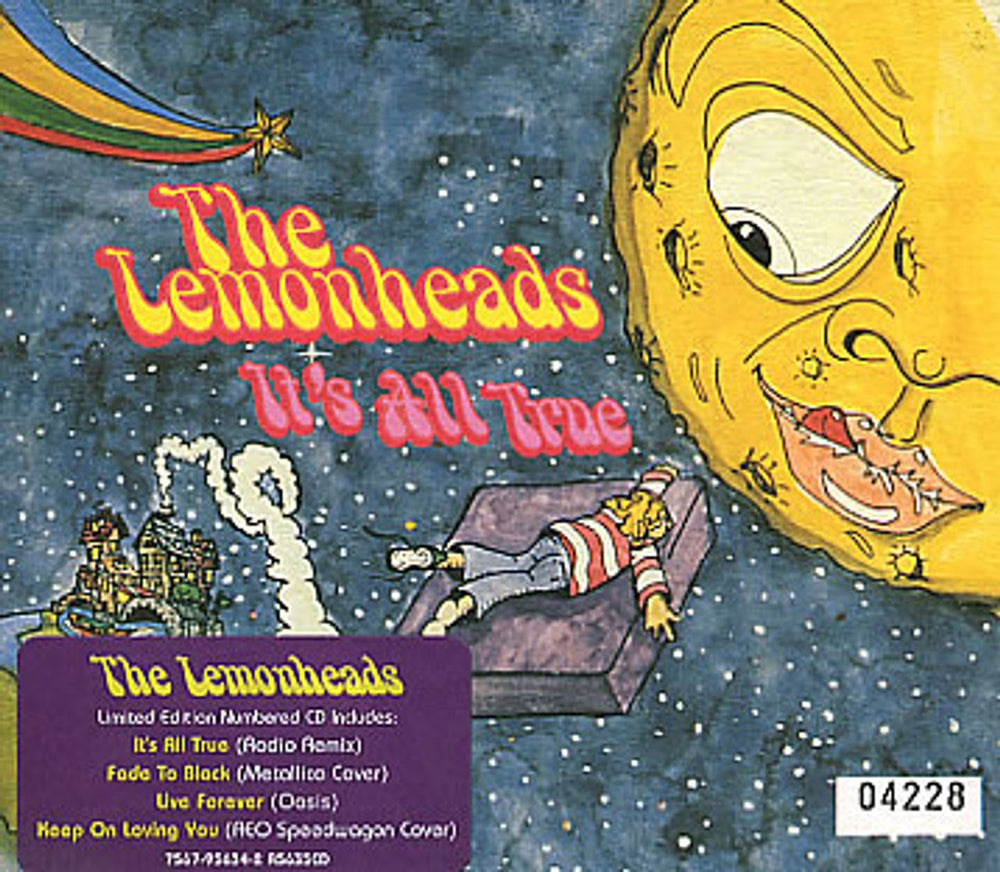 The Lemonheads It's All True UK CD single (CD5 / 5") A5635CD