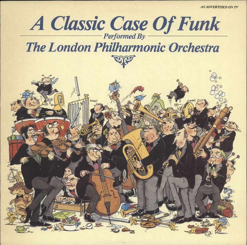 The London Philharmonic Orchestra A Classic Case Of Funk UK vinyl LP album (LP record) WW5130