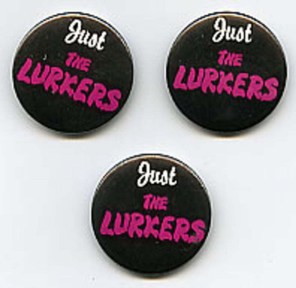 The Lurkers Just The Lurkers UK badge BUTTON BADGES