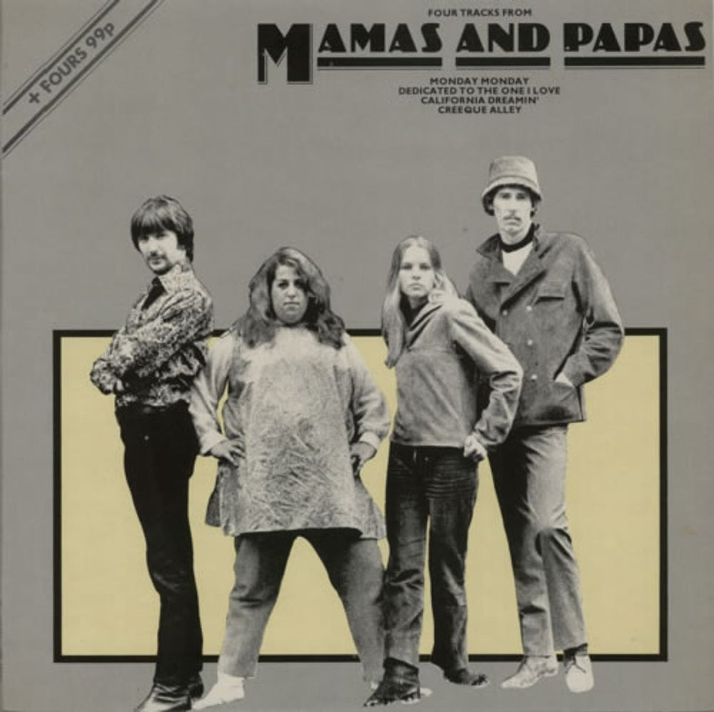 The Mama's And The Papa's Four Tracks From Mamas And Papas UK 12" vinyl single (12 inch record / Maxi-single) ABE12006