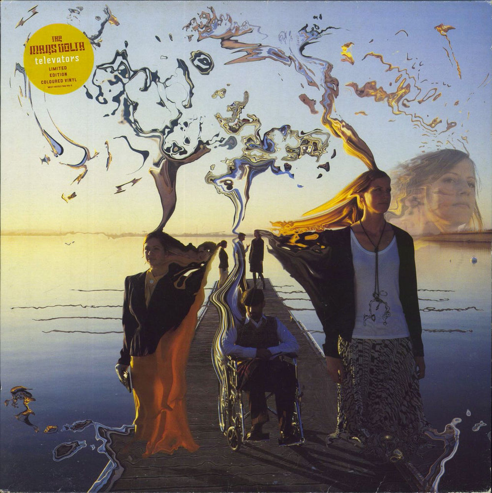 The Mars Volta Televators - Yellow VInyl UK 10" vinyl single (10 inch record) MCST40352