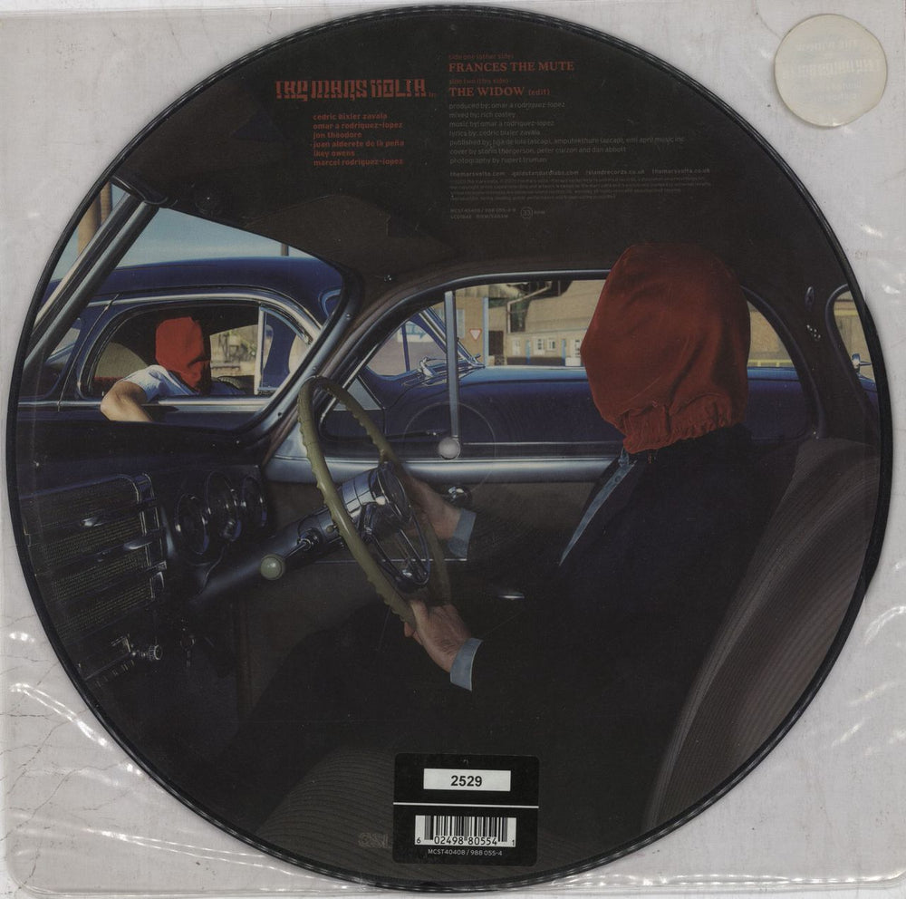 The Mars Volta The Widow - Picture Disc - EX UK 12" vinyl picture disc (12 inch picture record) 602498805541