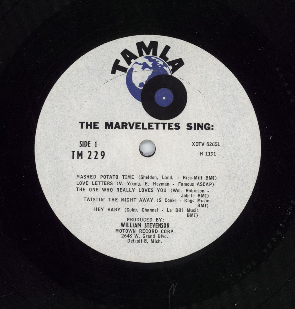 The Marvelettes The Marvelettes Sing US Promo vinyl LP album (LP record)