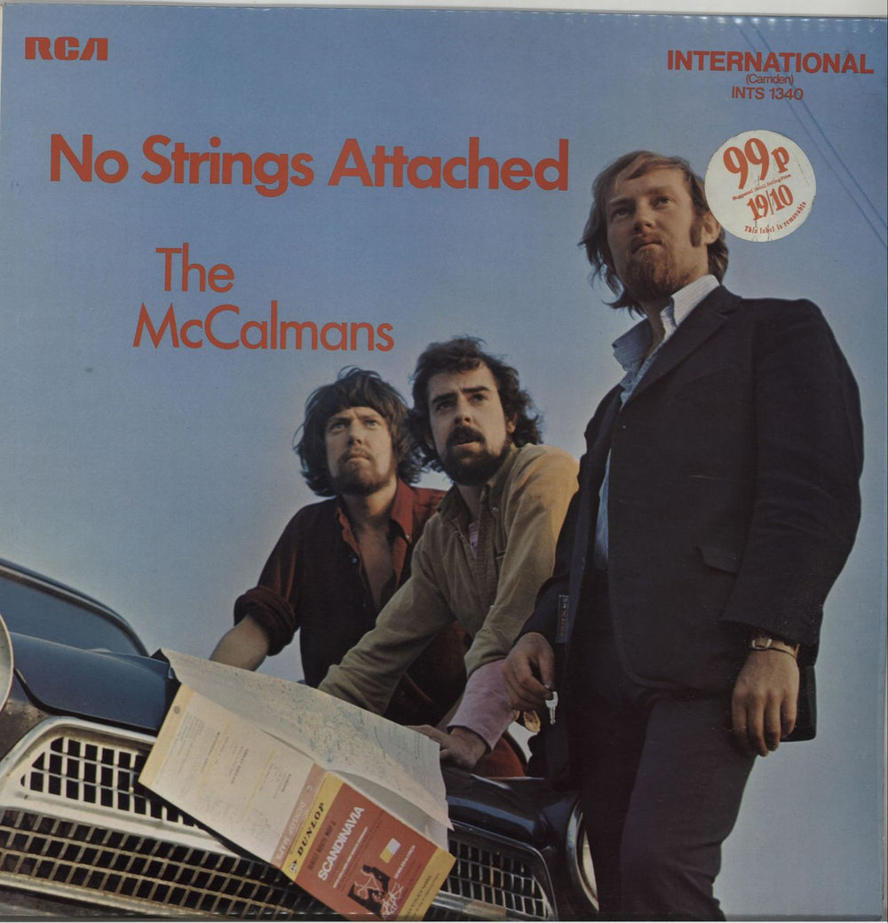 The McCalmans No Strings Attached UK vinyl LP album (LP record) INTS1340