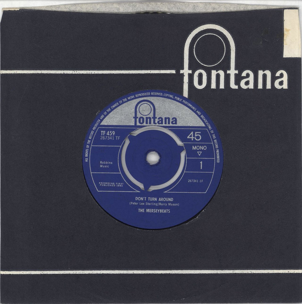 The Merseybeats Don't Turn Around - 3pr UK 7" vinyl single (7 inch record / 45) TF459