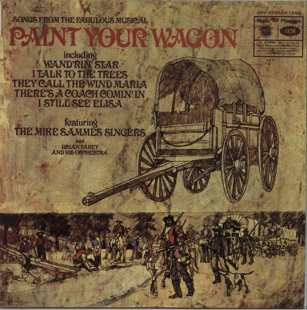 The Mike Sammes Singers Paint Your Wagon UK vinyl LP album (LP record) MFP1390